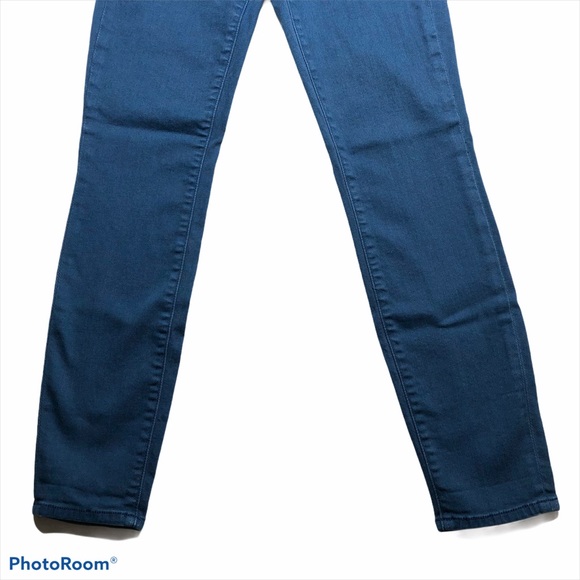 Vince Crop Skinny Ankle Glacier Blue Stretch Jeans - Picture 4 of 16